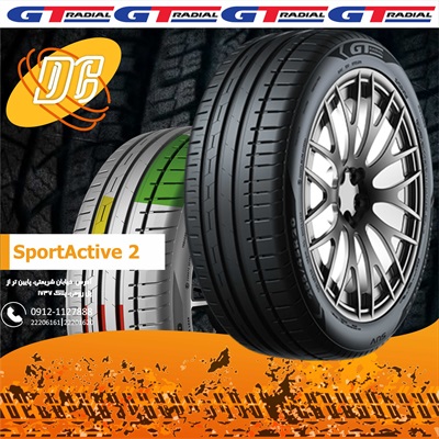 لاستیک جی‌ تی رادیال SportActive 2 سایز 225/40R18
